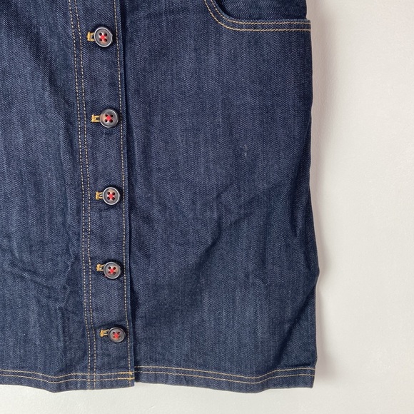 ✨3/$25✨ Nautica Button Front Jean Skirt - 6 - Picture 3 of 8